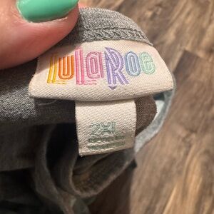 LuLaRoe Gray Top